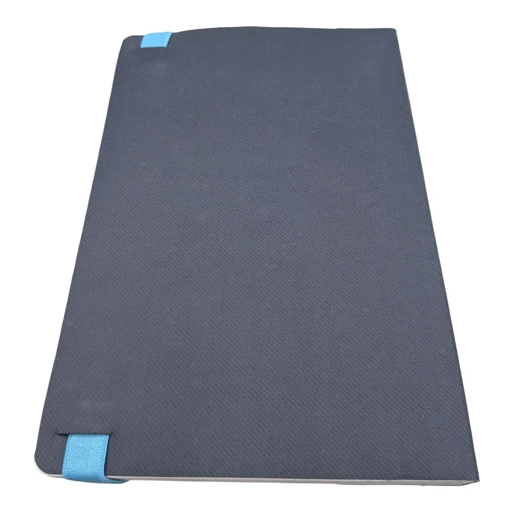 Chubb The SmartNotebook Set of 2 Gray Blue Elastic Band Dotted‎ Paper QR Code
